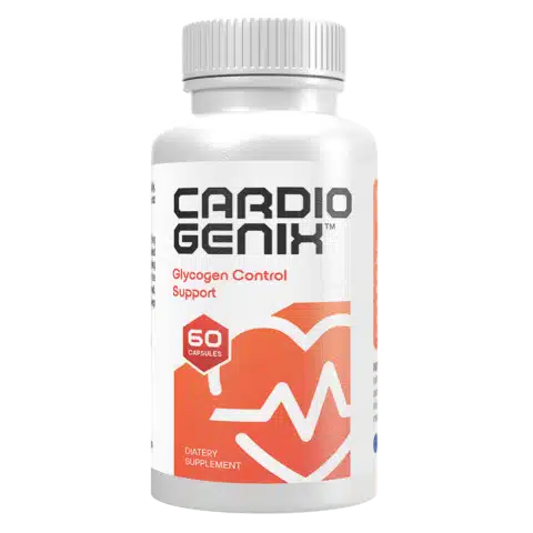 Cardio Genix Verpackung mit 60 veganen Kapseln zur Blutdruck-Unterstützung