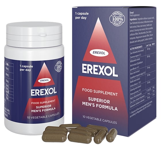 Erexol Kapseln Packung mit 10 Kapseln