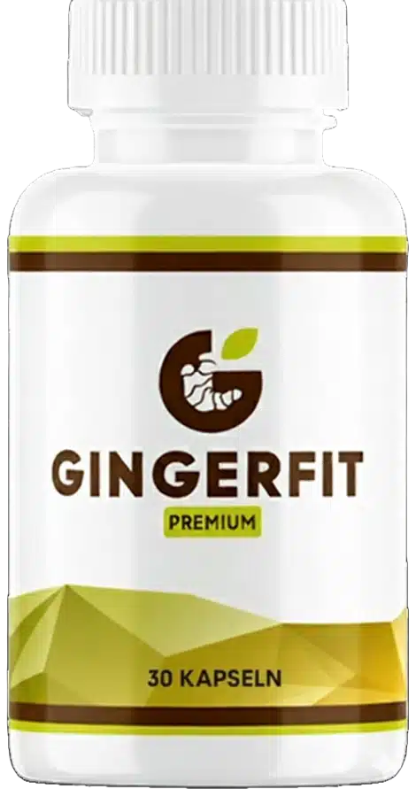 GingerFit Kapseln – Verpackung mit 30 Kapseln Nahrungsergänzungsmittel