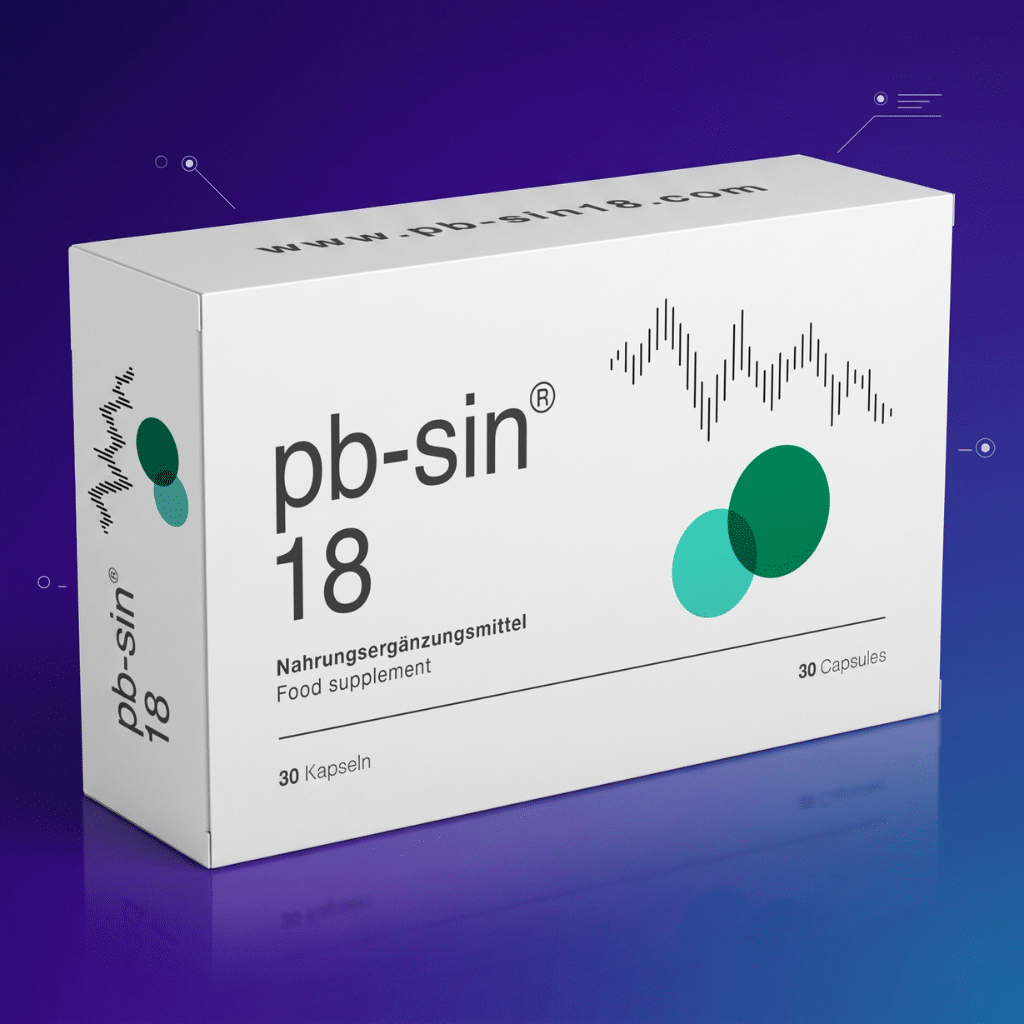 Pb-Sin 18 Verpackung mit 30 HPMC-Kapseln, Nahrungsergänzungsmittel mit Guarana, Zink und Chrom