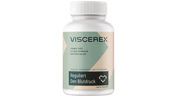 Viscerex Kapseln – Dose mit 90 Kapseln Nahrungsergänzungsmittel für Blutdruck und Herzgesundheit